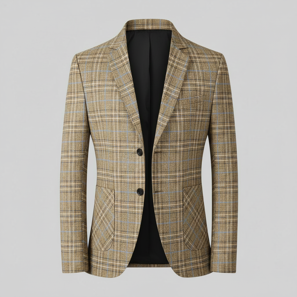 Slim Fit Lett Blazer for Menn | Moderne Skreddersydd Jakke