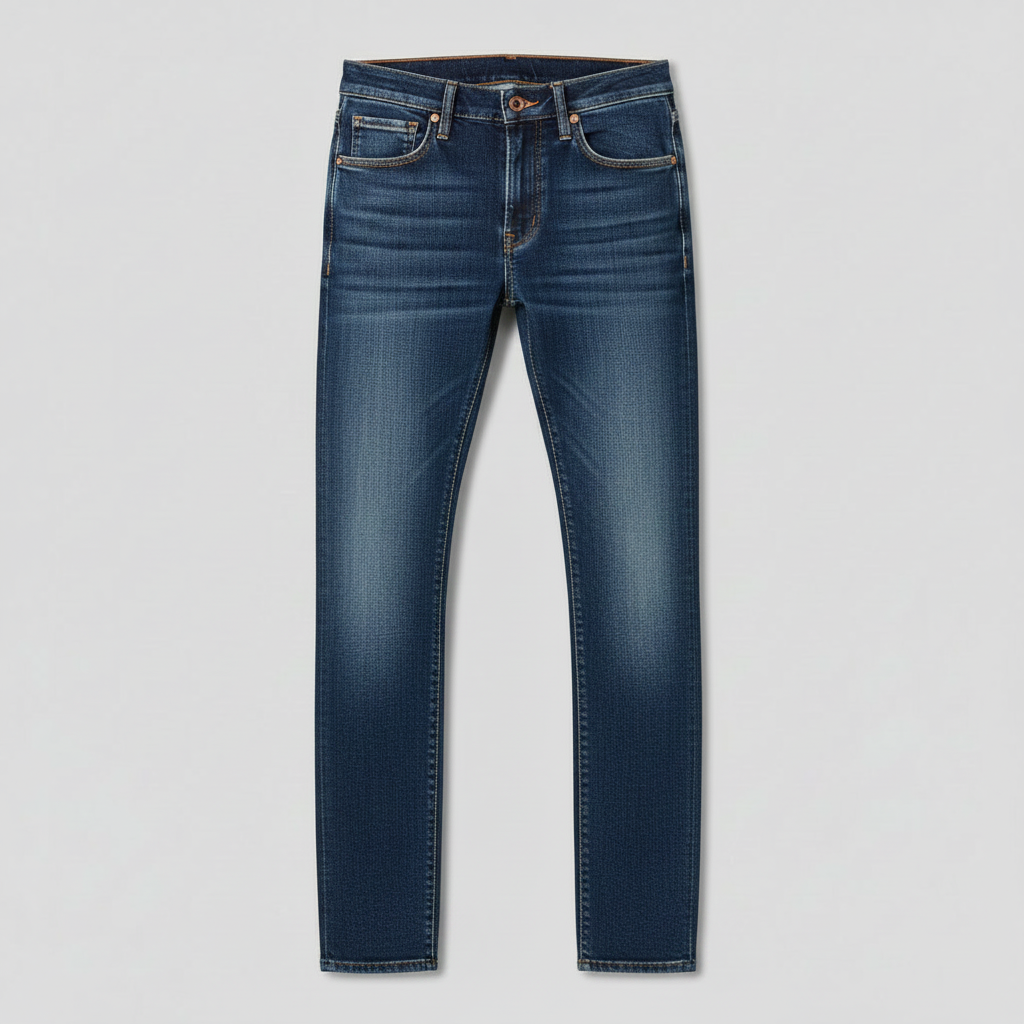 Komfortable Jeans Herre | Klassisk Rett Passform