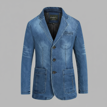 Skreddersydd Denimblazer for Menn | Uformell Jakke