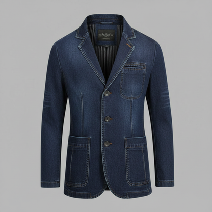 Skreddersydd Denimblazer for Menn | Uformell Jakke