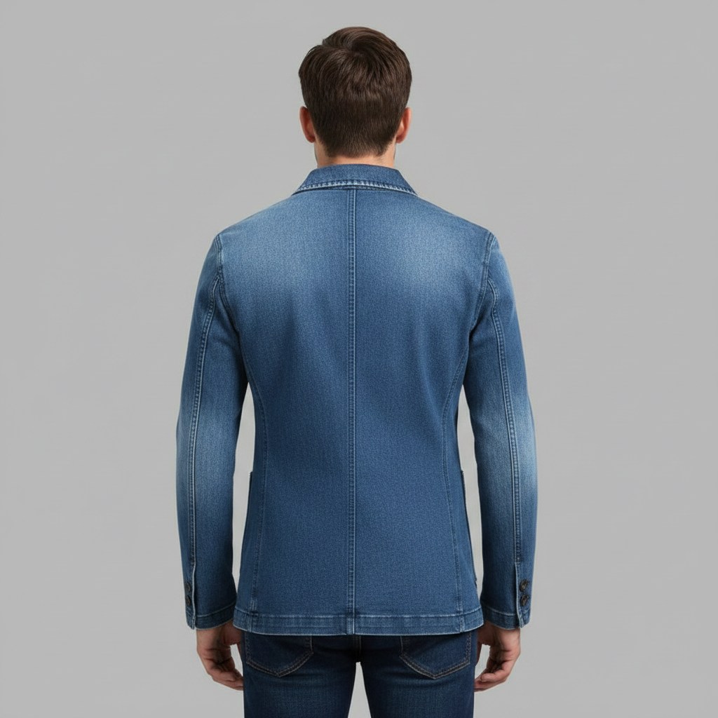 Skreddersydd Denimblazer for Menn | Uformell Jakke