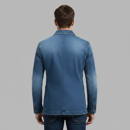 Skreddersydd Denimblazer for Menn | Uformell Jakke