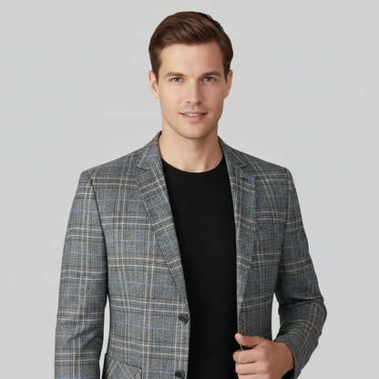 Slim Fit Lett Blazer for Menn | Moderne Skreddersydd Jakke