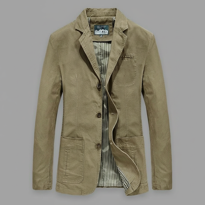 Lettvekts Blazer | Casual Skreddersydd Jakke for Menn