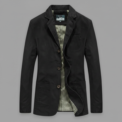 Lettvekts Blazer | Casual Skreddersydd Jakke for Menn