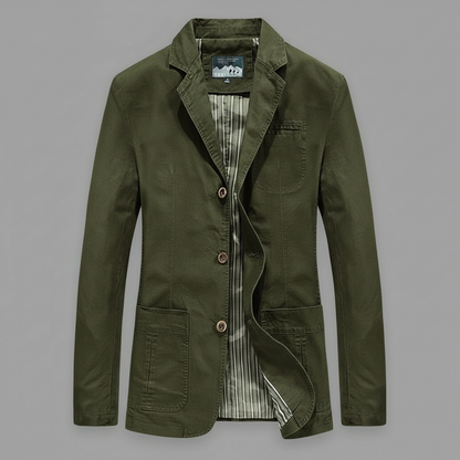 Lettvekts Blazer | Casual Skreddersydd Jakke for Menn