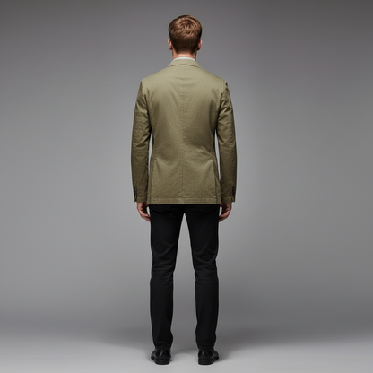 Lettvekts Blazer | Casual Skreddersydd Jakke for Menn