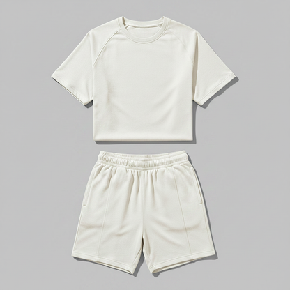 Sommersett for Menn | Uformelt Shorts- og Skjortesett