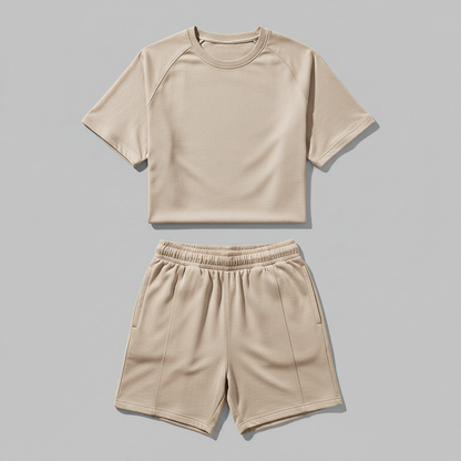 Sommersett for Menn | Uformelt Shorts- og Skjortesett