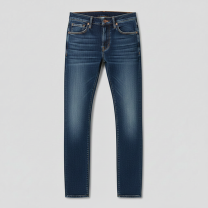Komfortable Jeans Herre | Klassisk Rett Passform