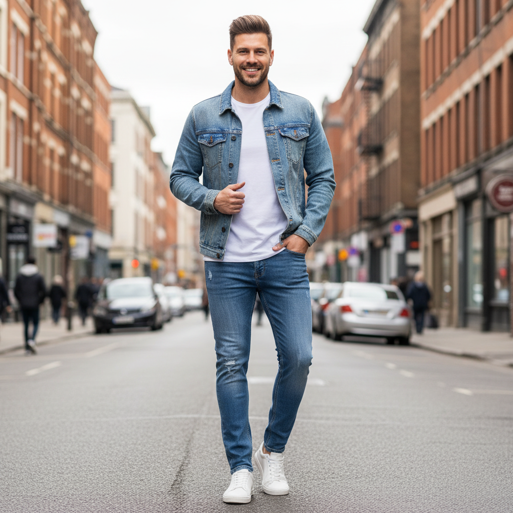 Liam Slim Fit Jeans | Rive Design i Denim for Herre