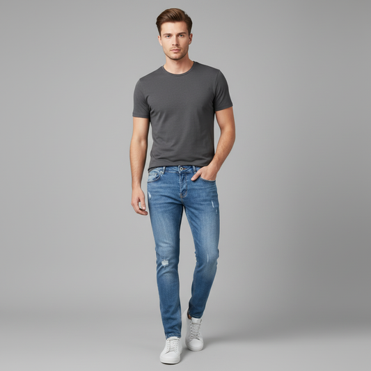Liam Slim Fit Jeans | Rive Design i Denim for Herre
