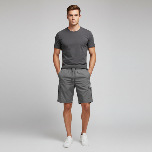 Cargo Shorts med Snøring | Herreshorts Komfortabel Passform