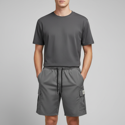 Cargo Shorts med Snøring | Herreshorts Komfortabel Passform