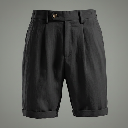 Lyocell Plisserte Chinoshorts | Sommer Shorts for Menn