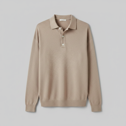 Langermet Polo Skjorte Herre | Klassisk og Komfortabel