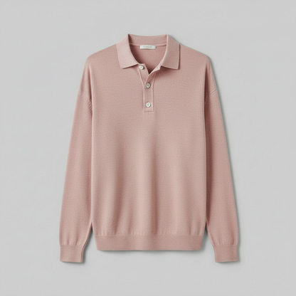 Langermet Polo Skjorte Herre | Klassisk og Komfortabel