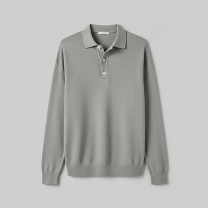 Langermet Polo Skjorte Herre | Klassisk og Komfortabel