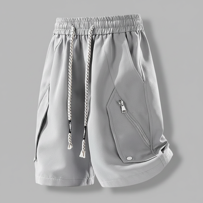 Moderne Utility Shorts med Glidelåslommer | Bruksshorts for Hverdag